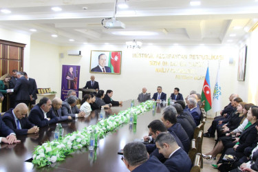 Goranboyda, “Konstitusiya və Suverenlik İli” tədbirləri çərçivəsində, “Ümummilli Lider Heydər Əliyev və müstəqil, suveren Azərbaycan” mövzusunda tədbir keçirildi