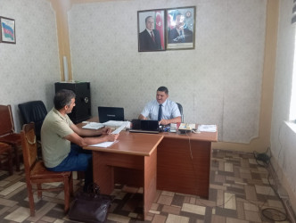 Goranboyda vətəndaş qəbulları davam edir