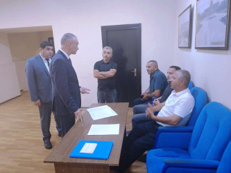 Goranboy rayon İcra Hakimiyyətində vətəndaşların müraciətləri dinlənildi