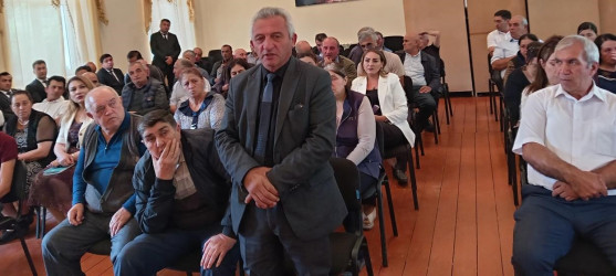Aşağı Ağcakənddə səyyar qəbul keçirildi