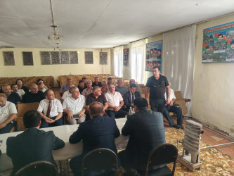 Goranboyda fermerlərlə Dövlət Proqramının icrasına həsr olunmuş maarifləndirici görüş keçirildi