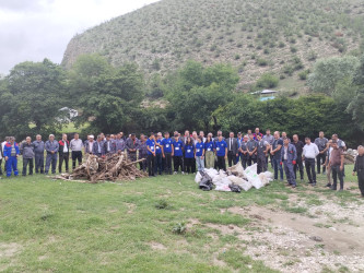 Goranboy rayonununda  təmizlik, abadlıq aksiyası həyata keçirildi.