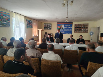 Goranboyda fermerlərlə Dövlət Proqramının icrasına həsr olunmuş maarifləndirici görüş keçirildi