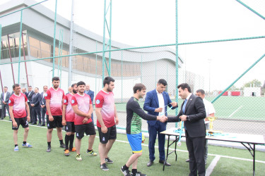 Goranboyda “Konstitusiya və Suverenlik ili” çərçivəsində, Ümummilli Lider Heydər Əliyevin anadan olmasının 102 ci il dönümü ilə bağlı,  təşkil olunan mini futbol üzrə rayon birinciliyinin final oyunu keçirildi