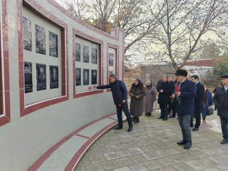 Goranboyda şəhid Milli Qəhrəman Niyazi Aslanovun doğum günündə xatirəsi anıldı