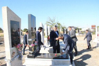 “27 sentyabr-Anım Günü”nün beşinci ildönümü ilə bağlı Balakürd qəbirstanlığında və Şəhidlər Xiyabanında şəhidlərimizin məzarları ziyarət olundu
