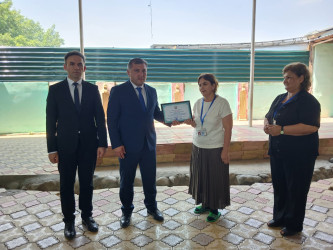 Goranboyda 1 İyun – Uşaqların Beynəlxalq Müdafiəsi Günü ilə bağlı tədbirlərin təşkilində fərqlənən kollektivlər təltif olundu