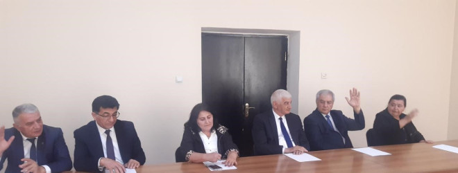 Goranboyda “İctimai Şura” nın yeni tərkibdə ilk iclası keçirildi