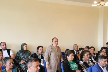Yolqulular kəndində səyyar qəbul keçirildi