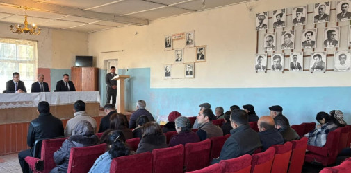 Goranboyda inzibati ərazi dairəsi üzrə nümayəndəliklərdə hesabat iclasları davam etdirilir