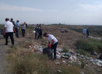 Goranboyda, “Yaşıl dünya naminə həmrəylik ili” çərçivəsində  təmizlik aksiyası keçirildi