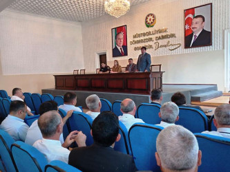 Goranboyda “Gender əsaslı mübarizə” mövzusunda maarifləndirici tədbir keçirildi