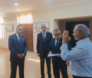 Goranboy rayon İcra Hakimiyyətində vətəndaşların müraciətləri dinlənildi