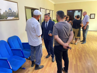 Goranboyda vətəndaş qəbulları davam edir