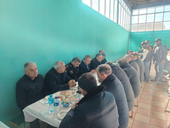 Goranboyda İcra Başçısı şəhid anasının yas mərasimində iştirak etdi