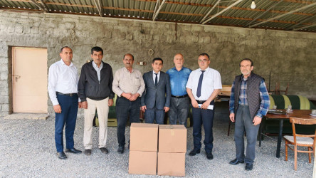 Goranboyda Qurban bayramı münasibəti ilə 500-dən çox ailə ziyarət olunaraq bayram sovqatları təqdim olundu