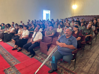 Goranboyda “Mülki müdafiə hazırlığının təşkil olunması, təbii fəlakət və texnogen qəzalar zamanı davranış qaydaları” mövzusunda maarifləndirici tədbir keçirildi.
