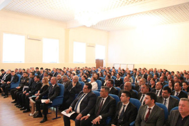 Goranboyda İcra Başçısı yanında Şuranın növbəti iclası keçirildi