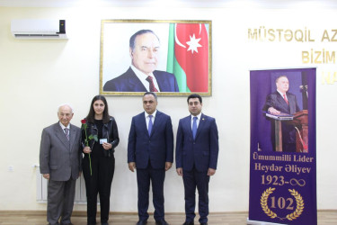 Goranboyda, “Konstitusiya və Suverenlik İli” tədbirləri çərçivəsində, “Ümummilli Lider Heydər Əliyev və müstəqil, suveren Azərbaycan” mövzusunda tədbir keçirildi