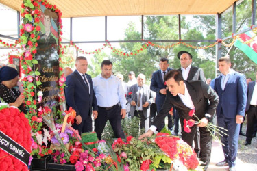 Goranboyda  Vətən müharibəsi şəhidi Həsrətov Elməddin Sərdar oğlunun məzarı ziyarət olundu, xatirəsi anıldı.