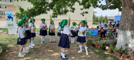 "Yaşıl dünya naminə həmrəylik ili" ilə bağlı Dəliməmmədli şəhər tam orta məktəbində tədbir keçirildi.