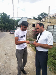 Goranboyda, daşınmaz əmlakın icbari sığortası ilə bağlı,  yerlərdə vətəndaşlarla fərdi qaydada görüşlər keçirilir, maarifləndirmə işi aparılır