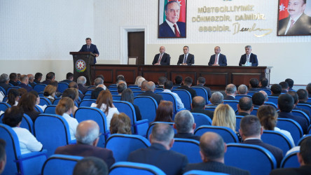 Goranboy Rayon İcra Hakimiyyəti başçısı yanında Şuranın növbəti iclası keçirildi
