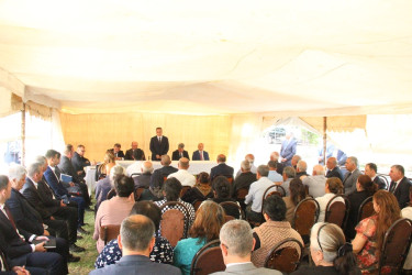 Goranboyda növbəti səyyar qəbul Qurbanzadə kəndində keçirildi