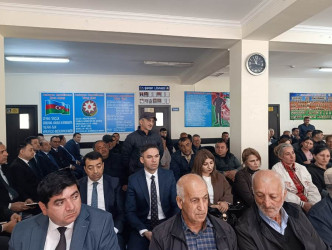 Goranboyda növbəti səyyar qəbul Dəyirmanlar kəndində keçirildi
