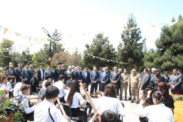 Goranboyda Ümummilli Lider Heydər Əliyevin 103-cü ildönümü ilə bağlı kitab festivalı keçirildi
