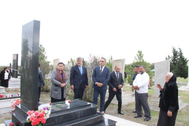 “27 sentyabr-Anım Günü”nün beşinci ildönümü ilə bağlı Tap Qaraqoyunluda şəhidlərimizin məzarları ziyarət olundu