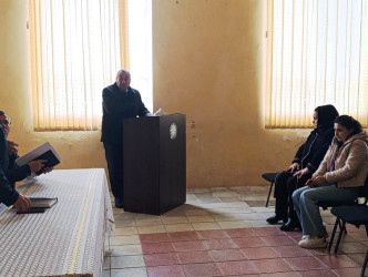 Goranboyda inzibati ərazi dairələri üzrə nümayəndələrin hesabat məruzləri dinlənildi