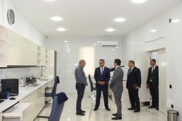 Goranboy şəhərində yeni inşa edilmiş Sağlamlıq Klinikası müasir tələblərə cavab verir