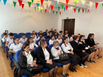 Goranboyda “Yetkinlik yaşına çatmayan şəxslərin erkən evliliyinin fəsadları”  mövzusunda tədbir keçirildi