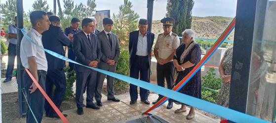 Goranboyda şəhid, Milli Qəhrəman Sərxan Ocaqverdiyevin doğum günü ilə bağlı məzarı ziyarət olundu