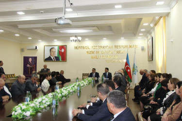 Goranboyda, “Konstitusiya və Suverenlik İli” tədbirləri çərçivəsində, “Ümummilli Lider Heydər Əliyev və müstəqil, suveren Azərbaycan” mövzusunda tədbir keçirildi