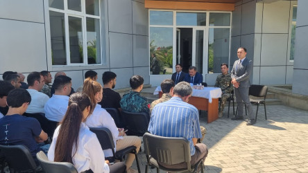 Goranboyda Silahlı Qüvvələr Günü ilə bağlı tədbir keçirildi.