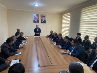 Goranboyda, İxrac Neft və Qaz Boru Kəmərlərinin rayon ərazisindən keçən hissəsinin təhlükəsizliyi ilə bağlı, rayon Komissiyasının ilin yekunlarına dair hesabat iclası keçirildi.