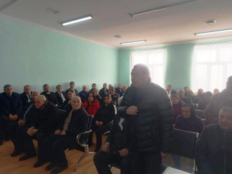 Nərimanlı kəndində səyyar qəbul keçirildi