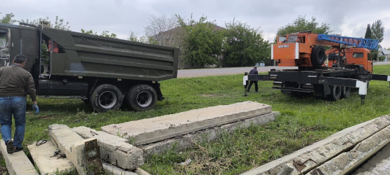 Goranboyda “Şəhərsalma və Memarlıq İli” və beynəlxalq velosiped yarışına hazırlıq işləri çərçivəsində ümumrayon iməcliyi davam etdirilir