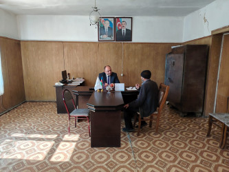 Goranboyda vətəndaşların müraciətlərinə xüsusi diqqət yetirilir