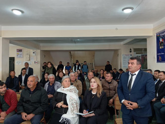 Goranboyda növbəti səyyar qəbul  Yəhərçi Qazaxlar kəndində keçirildi