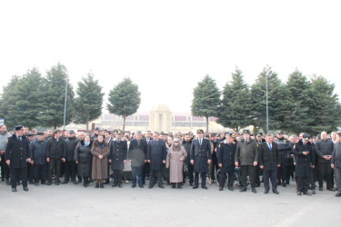 Goranboyda 20 yanvar faciəsinin 35-ci ildönümü ilə bağlı, anım tədbiri keçirildi