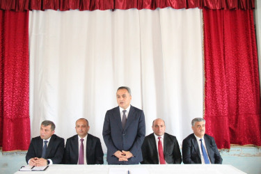 Goranboyda növbəti səyyar qəbul Zeyvə kəndində keçirildi