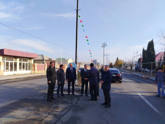 Goranboy şəhərinin gecə işıqlandırılması yenilənir