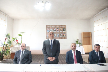 Goranboyda növbəti səyyar qəbul Nizami kəndində keçirildi
