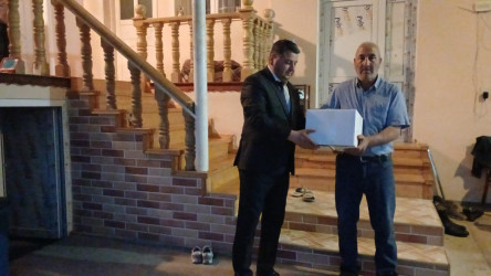 Goranboyda Qurban bayramı münasibəti ilə 500-dən çox ailə ziyarət olunaraq bayram sovqatları təqdim olundu
