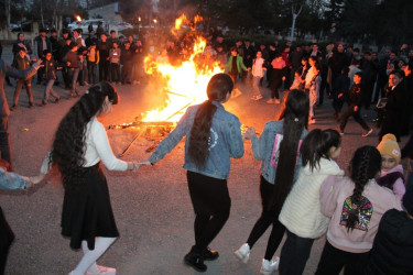 Goranboyun Tap Qaraqoyunlu kəndində od çərşənbəsi təmtaraqla qeyd edildi.