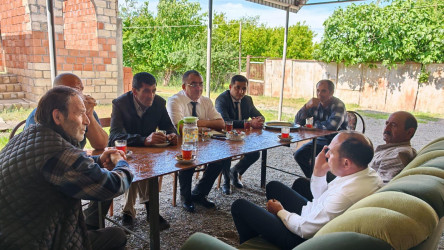 Goranboyda Qurban bayramı münasibəti ilə 500-dən çox ailə ziyarət olunaraq bayram sovqatları təqdim olundu