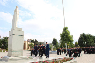 Goranboyda Ümummilli Liderimiz Heydər Əliyevin anadan olmasının 101-ci ildönmü ilə bağlı, ümumrayon tədbiri keçirildi.